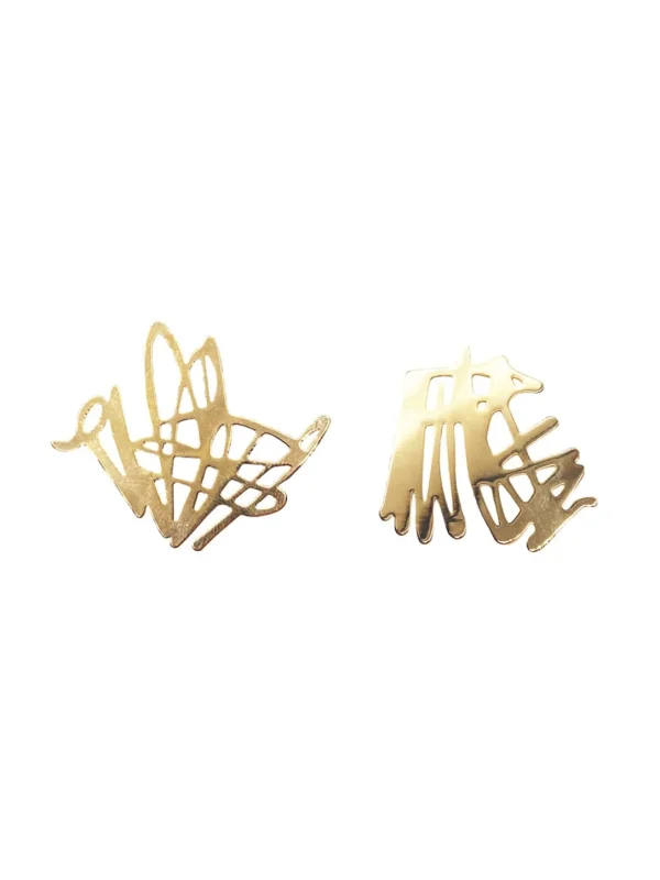 MALAIKARAISS DOODLE EAR­RINGS<< Earrings