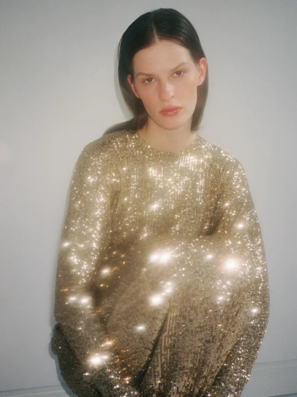 MALAIKARAISS Dress Babylon Sequins<< Dresses