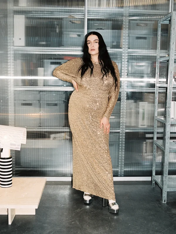 MALAIKARAISS Dress Babylon Sequins<< Dresses