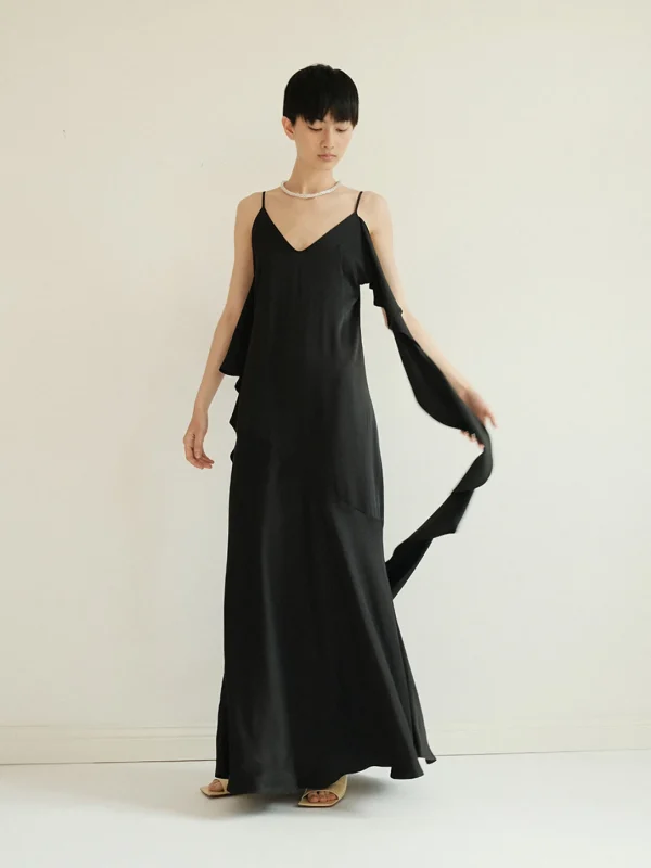 MALAIKARAISS Dress Bella But­ter cream &liquorice<< Dresses