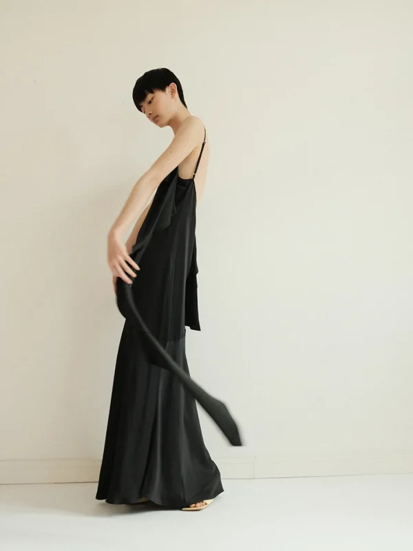 MALAIKARAISS Dress Bella But­ter cream &liquorice<< Dresses