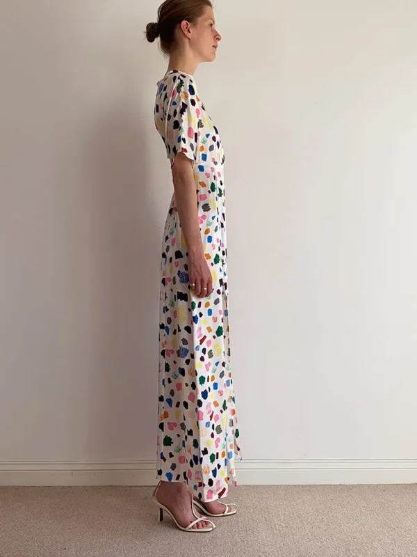 MALAIKARAISS DRESS MANI DOODLE PRINTED<< Dresses