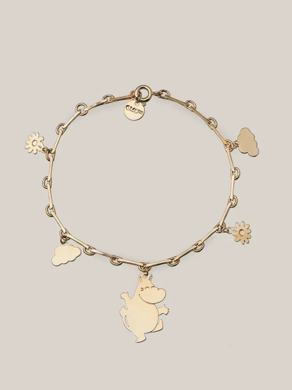 MALAIKARAISS Moom­in® Charm Brace­let Jump­ing Moomintroll<< Bracelets | Moomin X Malaikaraiss