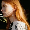 MALAIKARAISS MR xENA Pearly Hoops *<< Earrings | Bridal