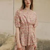MALAIKARAISS Short Shorts Mille Fleurs<< Trousers