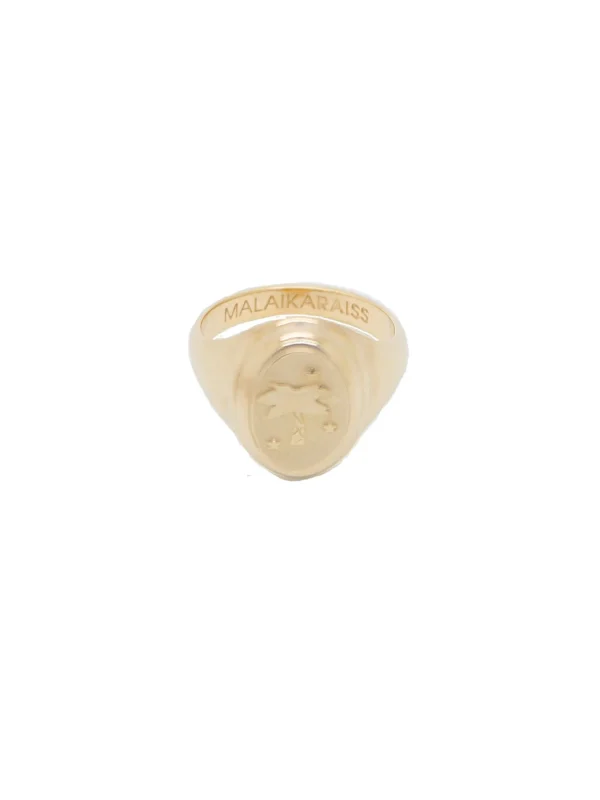 MALAIKARAISS Signet Ring PALMTREE<< Rings