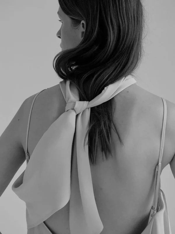 MALAIKARAISS Slip­dress BellaWhite<< Dresses | Bridal
