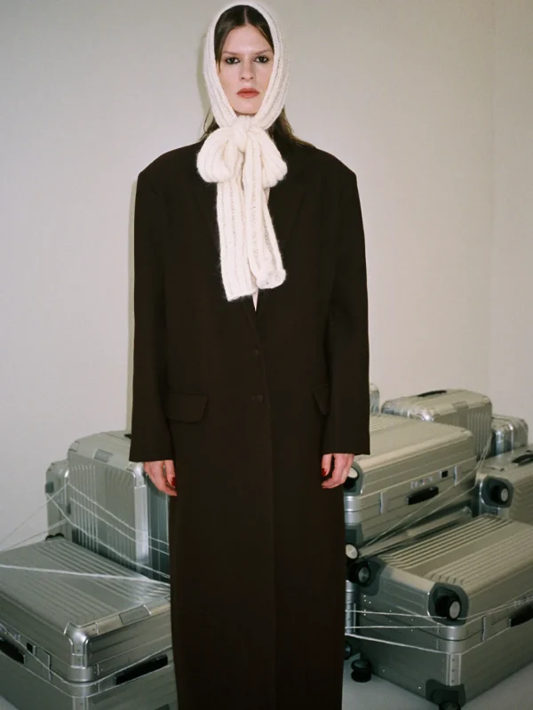 MALAIKARAISS THE BLAZER COAT 2.0 BIT­TER CHOCOLATE<< Jackets