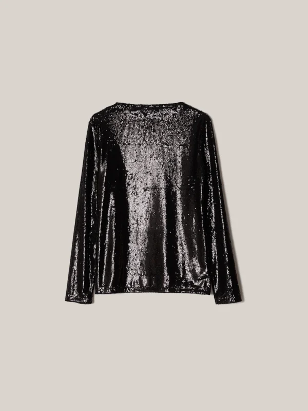 MALAIKARAISS Top JessaBlack<< Tops/blouses