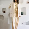 MALAIKARAISS Trousers Delta but­tercream<< Trousers