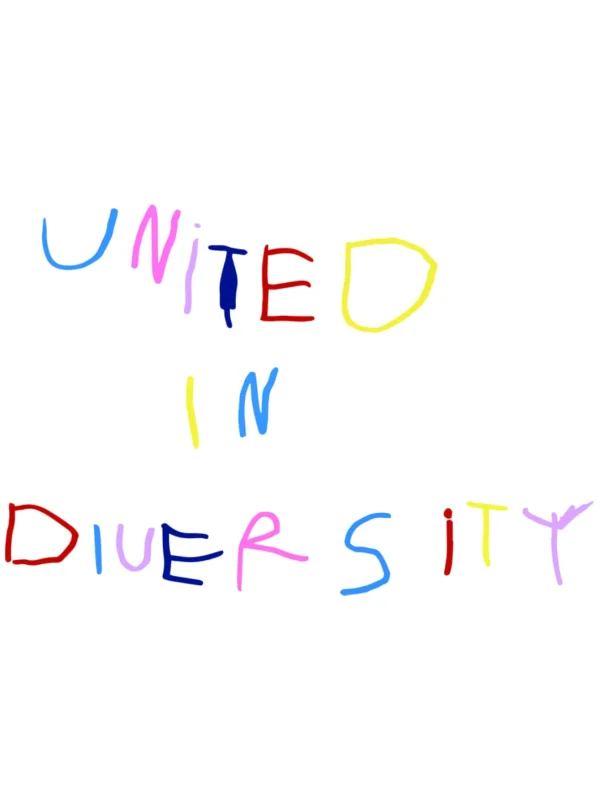 MALAIKARAISS T‑SHIRT UNITED IN DIVERSITY<< Tops/blouses