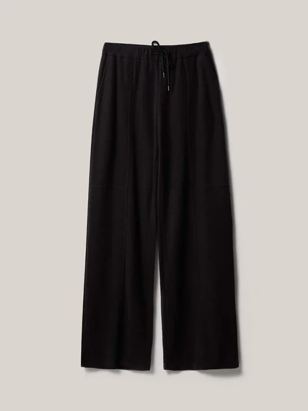 MALAIKARAISS WOOLEN TRACK PANTS SUVI midnight<< Trousers